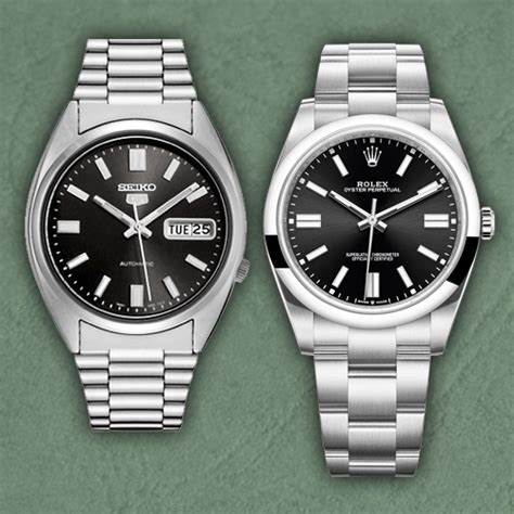 seiko watch like rolex|Seiko watch Rolex style.